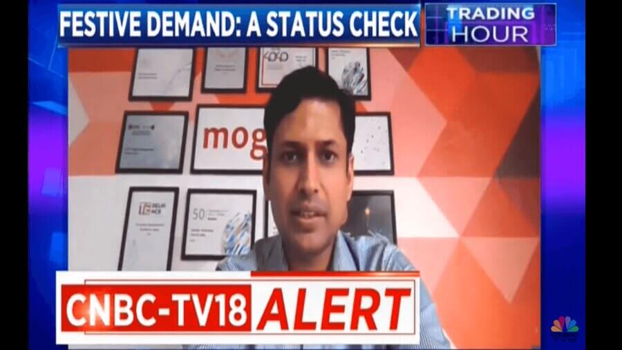 Moglix Founder Shares Insights with CNBC TV-18 on B2B Portals During Festive Demand